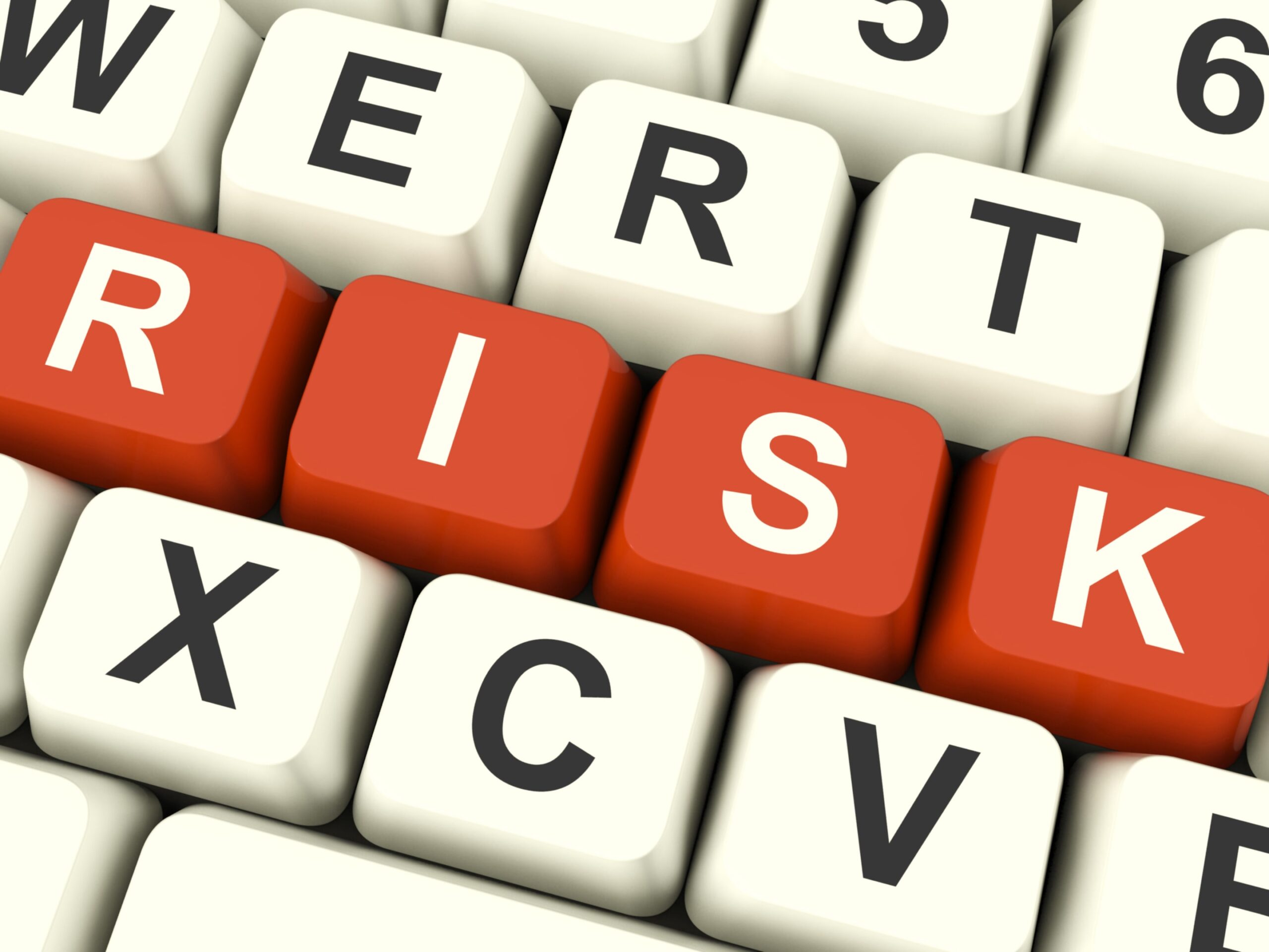 risk as letters in keyboard