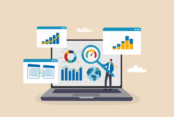 vector image of data icons